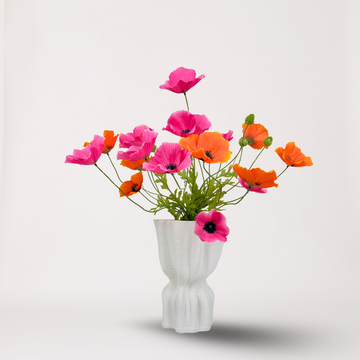 Bouquet Poppy Orange Rose